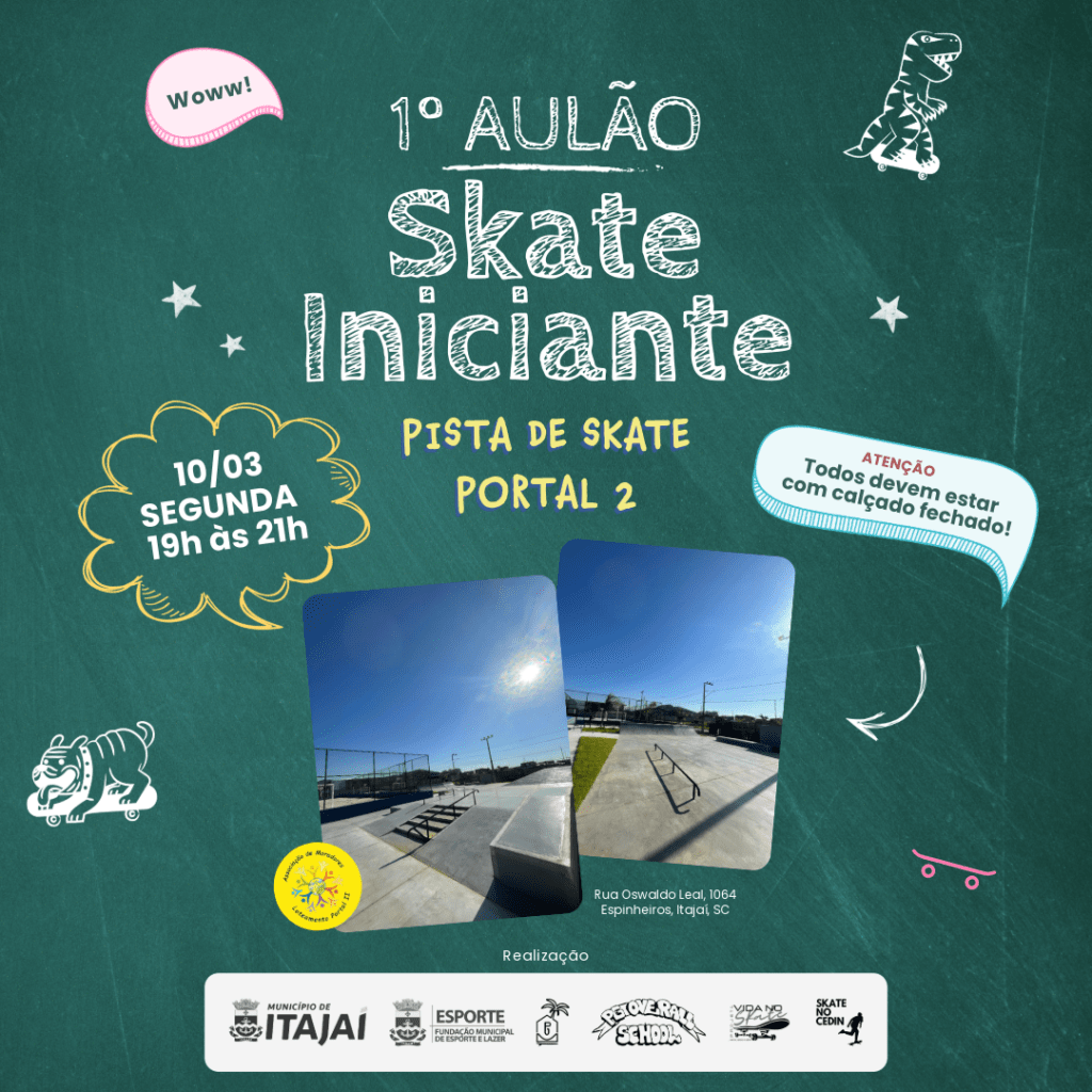 1º Aulão Skate Iniciante Portal 2